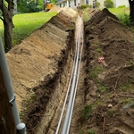 123 ft trench.