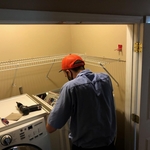 laundry unit in home