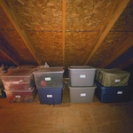 attic organization