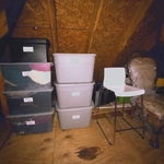attic organization
