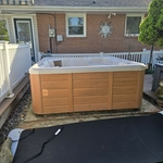 Hot tub yard