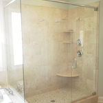 Heavy Glass Shower Enclosure