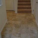 Heated entry tile makes it warm upon entering