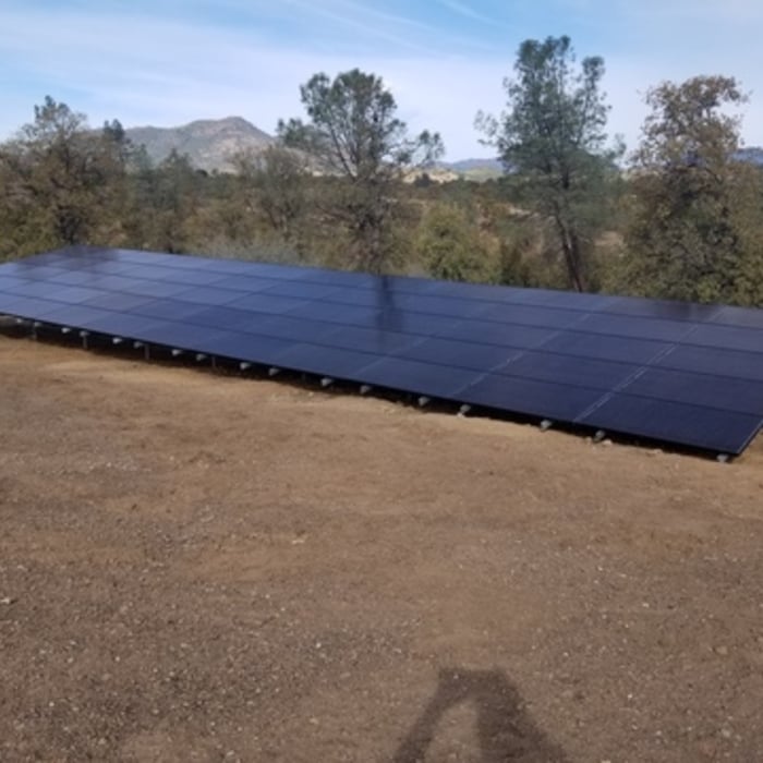 60 panel ground mount