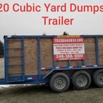 20 Cubic Yard Dumpster Trailer
