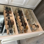 Built in spice rack