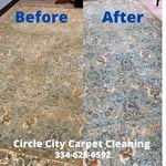 Water damage area rug