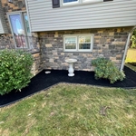 Flower Bed Mulching