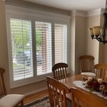 Dining room shutters