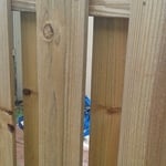 Plantation fence Staining