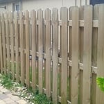 Plantation fence Staining