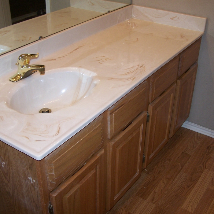 Cultured Marble Vanity Refinish