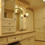 Elegant, custom bathroom
