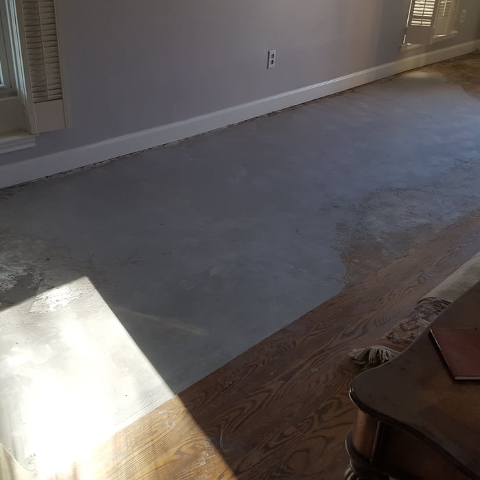 Water damage repair