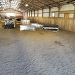 Building of custom show barn