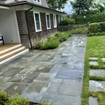 Thermal bluestone walkway