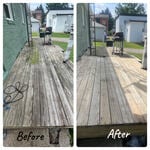 Deck Pressure Washing