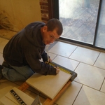Installing tile