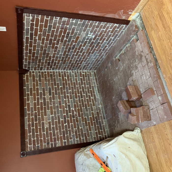 Hearth in progress at my own home