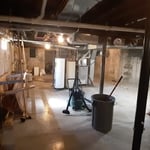Basement before updates.
