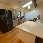 finished kitchen area