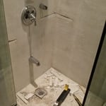 finishing the waterproofing