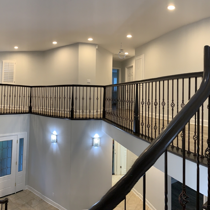 Custom painting whole interiors