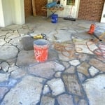 Stone patio