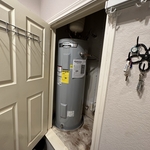 electric water heater laundry room