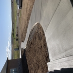 curved sidewalk