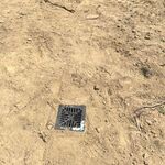 Everything is covered and drain put into place