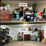 garage clean up .