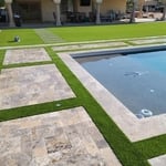 Hardscaping - turf and pavers