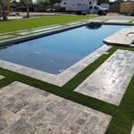 Hardscaping - turf and pavers