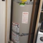 Original water heater.