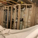 Drywall work contruction