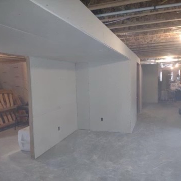 Drywall work contruction