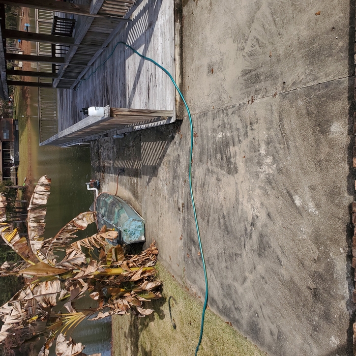 left side of deck