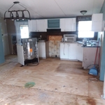 living room and kitchen