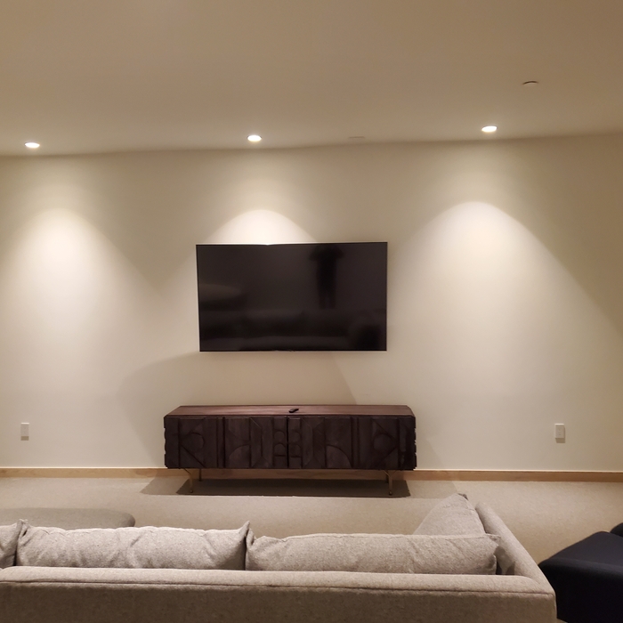 Media room Tv wall