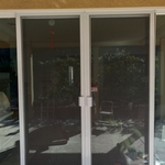 Double Sliding Security Door with Inside Latch