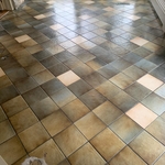 After - Floor stripping