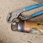 2 IN. LEAKING PIPE