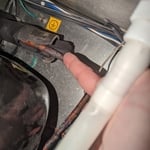 Exposed suction line