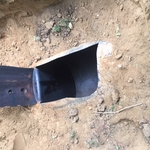 Tank following cutting and cleaning
