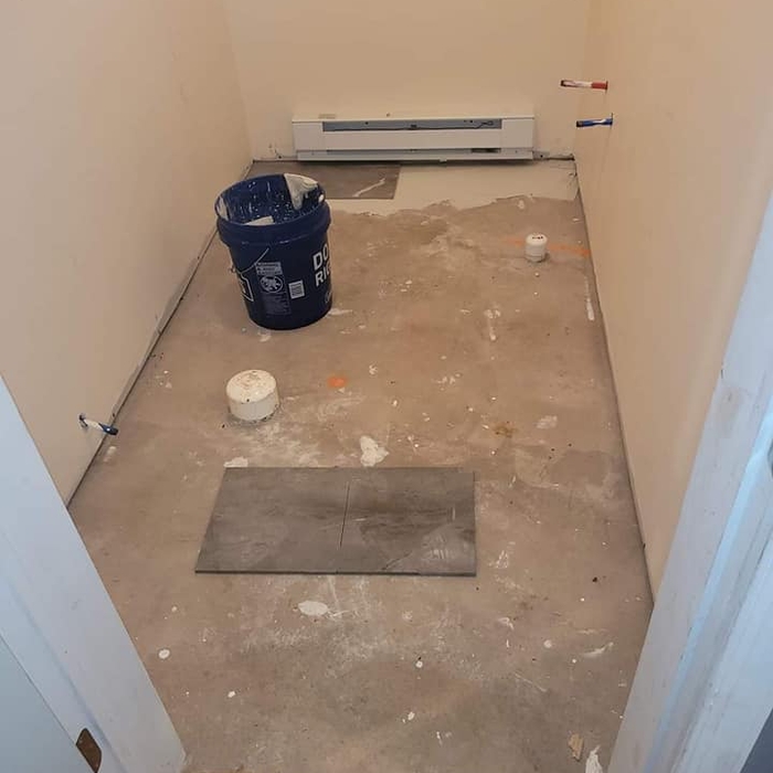 Bathroom remodel start