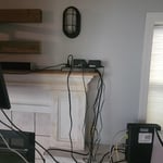 Removed lights to install