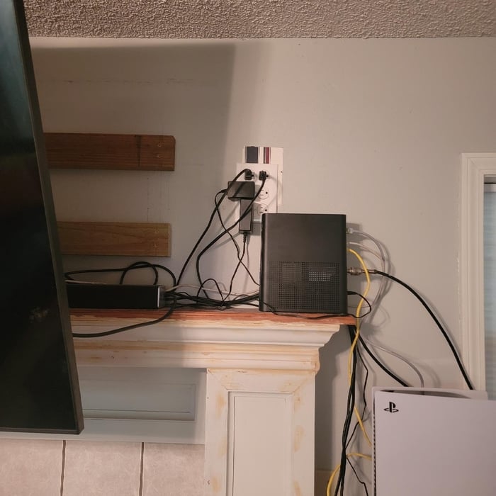Removed lights to install