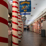 Wrapped Poles of Quincy Market Place