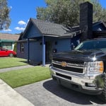 Artificial Turf & Paver Job - Downtown Fla